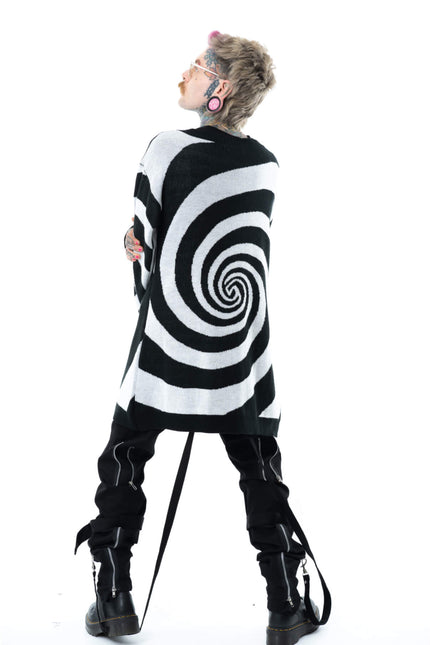 Vixxsin Hypno Cardigan | Black / White