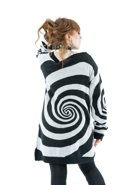 Vixxsin Hypno Cardigan | Black / White