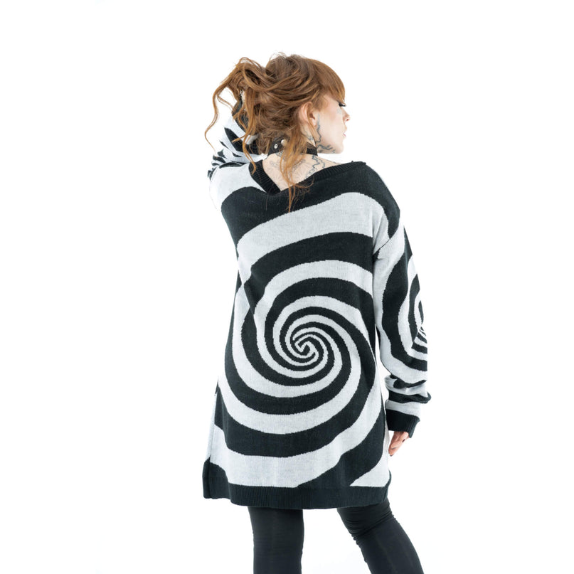 Vixxsin Hypno Cardigan | Black / White