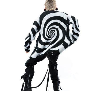 Vixxsin Hypno Cardigan | Black / White