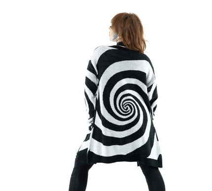 Vixxsin Hypno Cardigan | Black / White