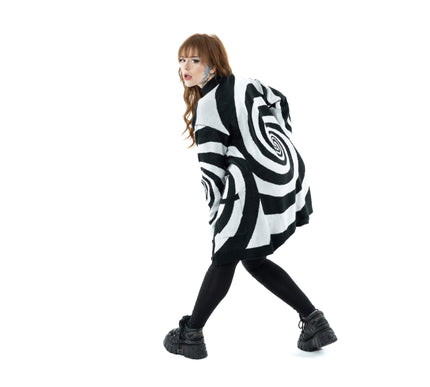 Vixxsin Hypno Cardigan | Black / White