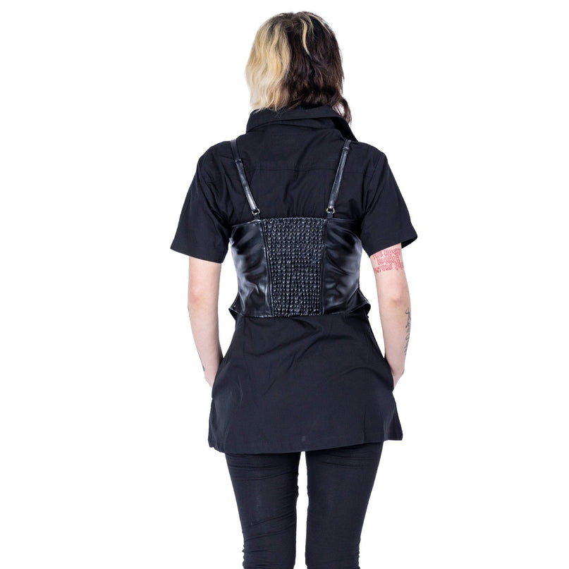 Vixxsin Ianira Top | Black / PVC