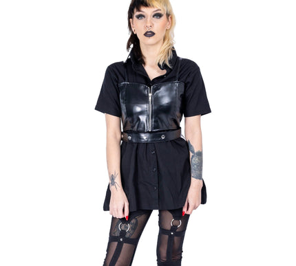 Vixxsin Ianira Top | Black / PVC