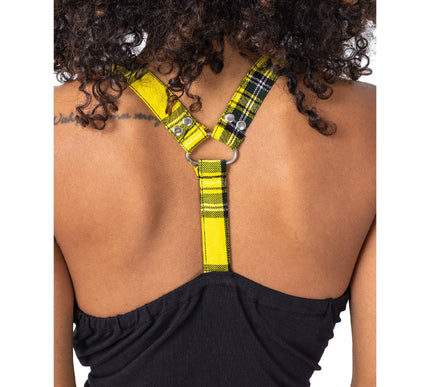 Heartless Incantation Dress | Yellow Check