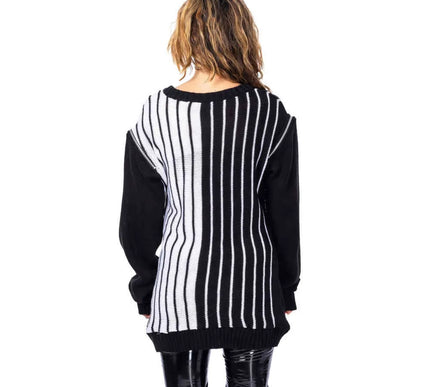 Chemical Black Into The Void Jumper | Black / White