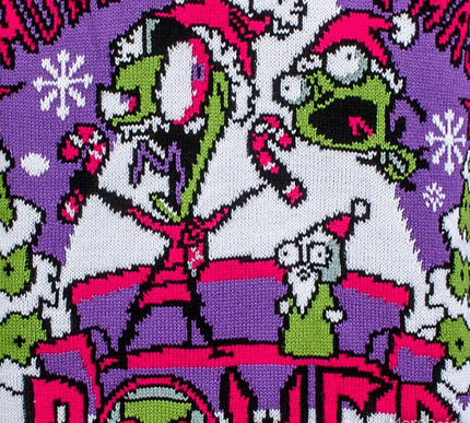 Invader Zim Christmas Jumper | More Power For Santa