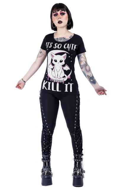 Cupcake Cult Its So Cute T-Shirt | Black