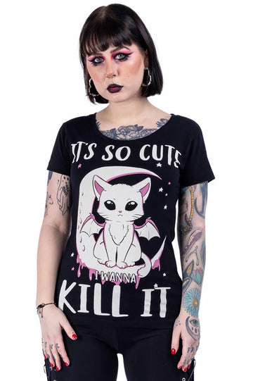 Cupcake Cult Its So Cute T-Shirt | Black