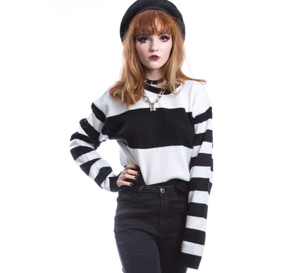 Heartless Jack Top | Black / White