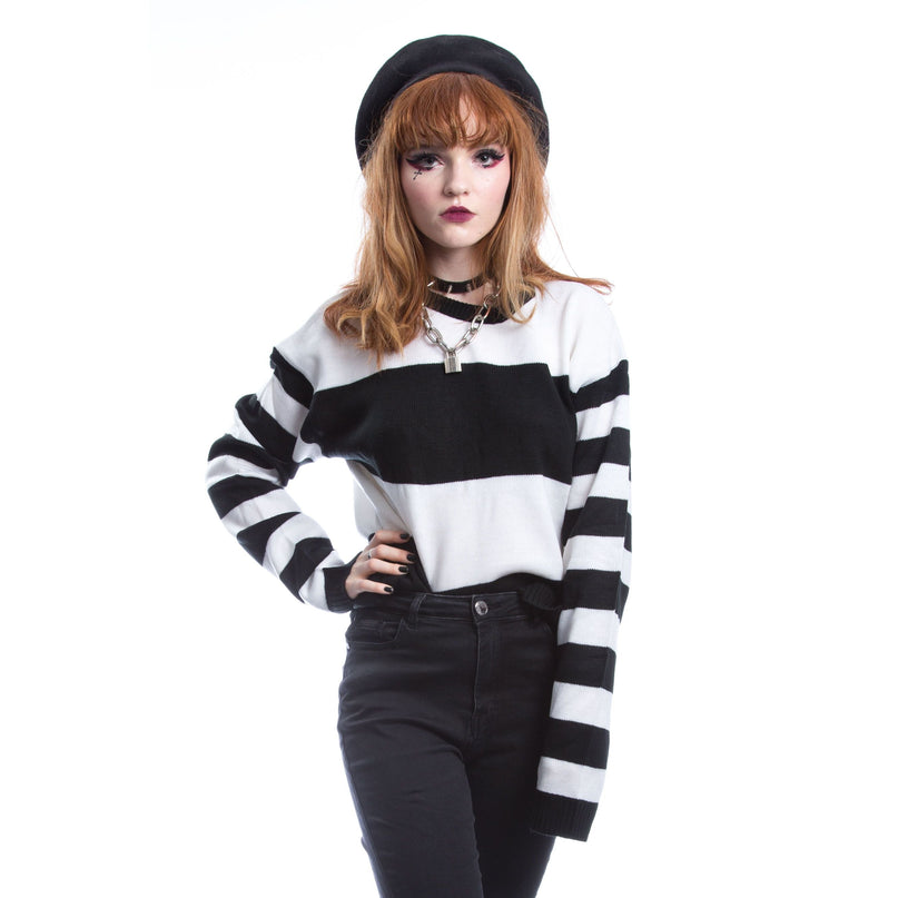 Heartless Jack Top | Black / White