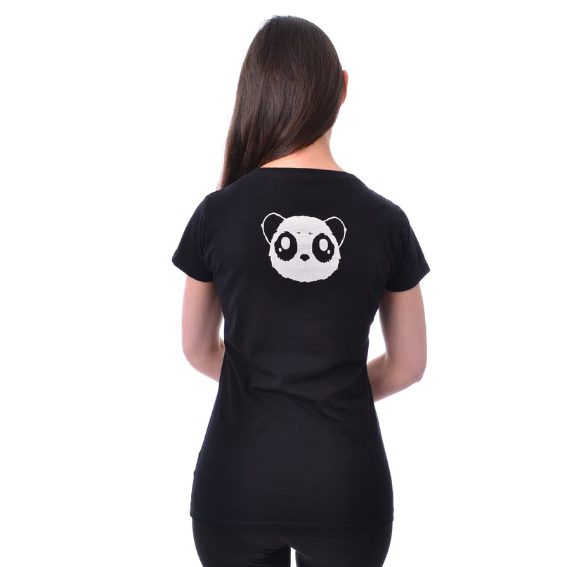Killer Panda KP Parachute Panda T-Shirt | Black