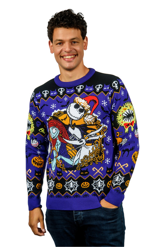 The Nightmare Before Christmas Jack & Sally Christmas Jumper