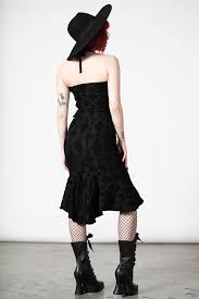 Killstar Aria Flocked Halter Top