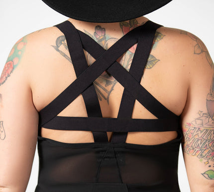 Killstar Liliths Blood Mesh Tunic Vest