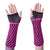 Poizen Industries Lolita Mesh Gloves | Pink / Black