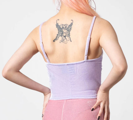 Killstar Lost In Sin Zip Top | PASTEL LILAC