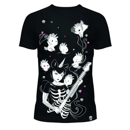 Cupcake Cult Miss Unicorn T-Shirt | Black