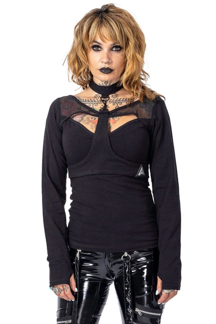 Chemical Black Moira Top | Black