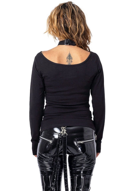 Chemical Black Moira Top | Black