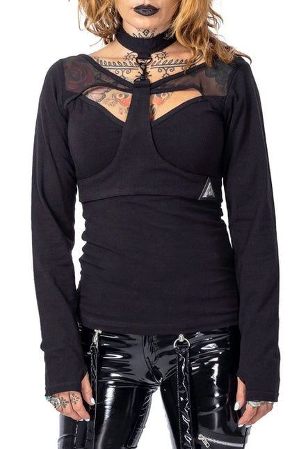 Chemical Black Moira Top | Black