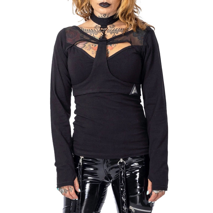 Chemical Black Moira Top | Black