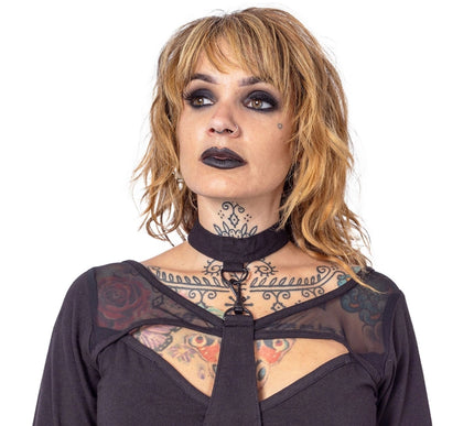 Chemical Black Moira Top | Black