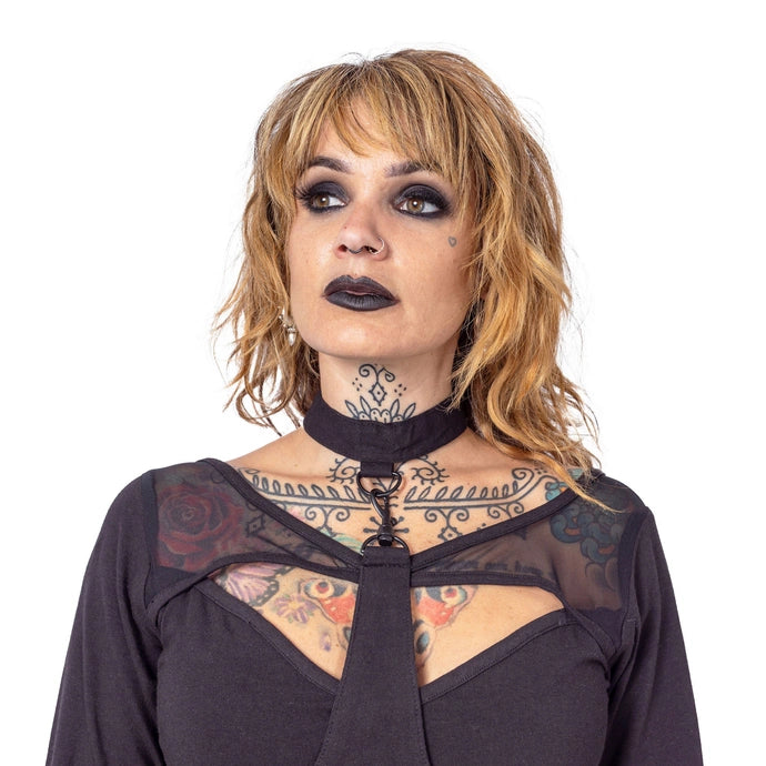 Chemical Black Moira Top | Black