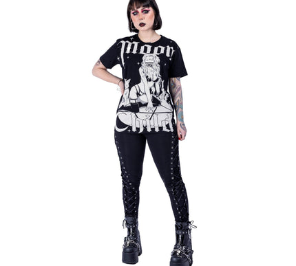 Heartless Moon Witch T-Shirt | Black