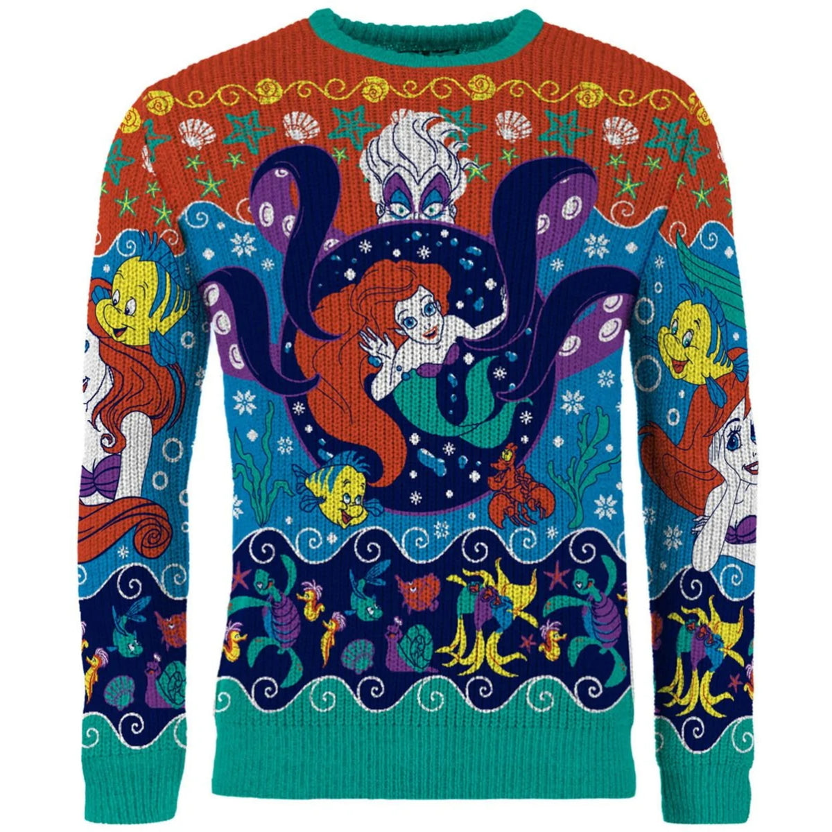 Disney The Little Mermaid Ariel Christmas Jumper