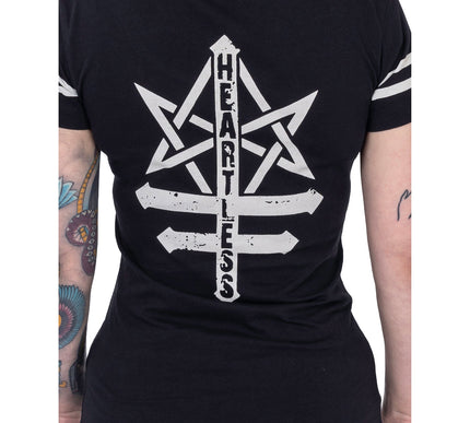 Heartless Nine Lives Varsity T-Shirt | Black
