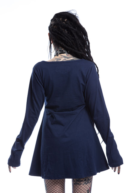Poizen Industries Olivia Dress | Navy
