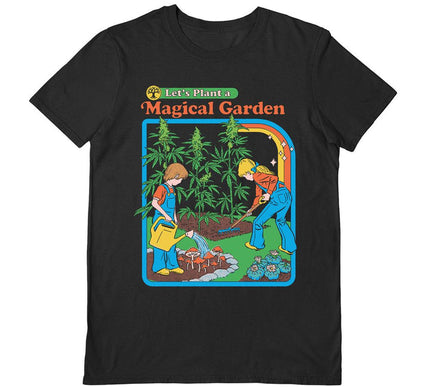 Steven Rhodes Magical Garden T-Shirt | Black