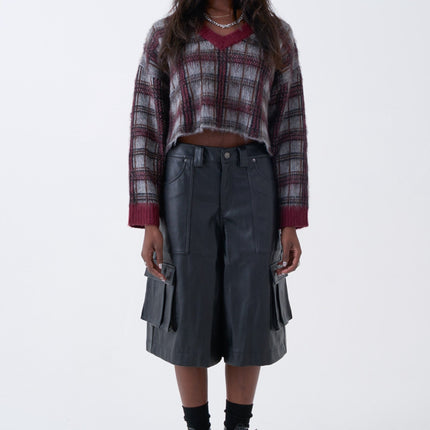 The Ragged Priest Heirloom Grunge Check Knit