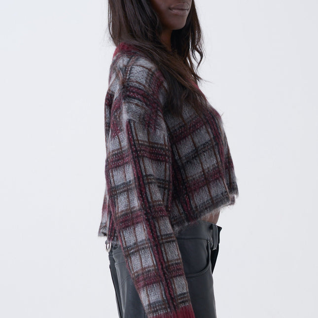 The Ragged Priest Heirloom Grunge Check Knit