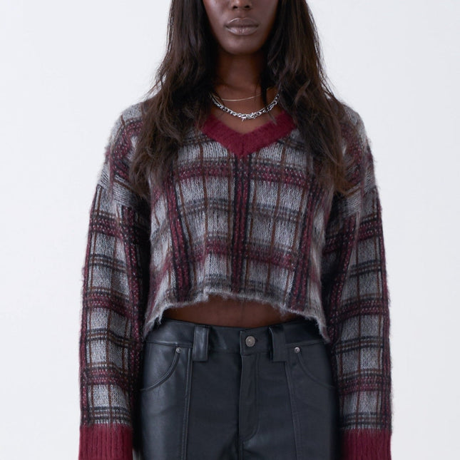 The Ragged Priest Heirloom Grunge Check Knit