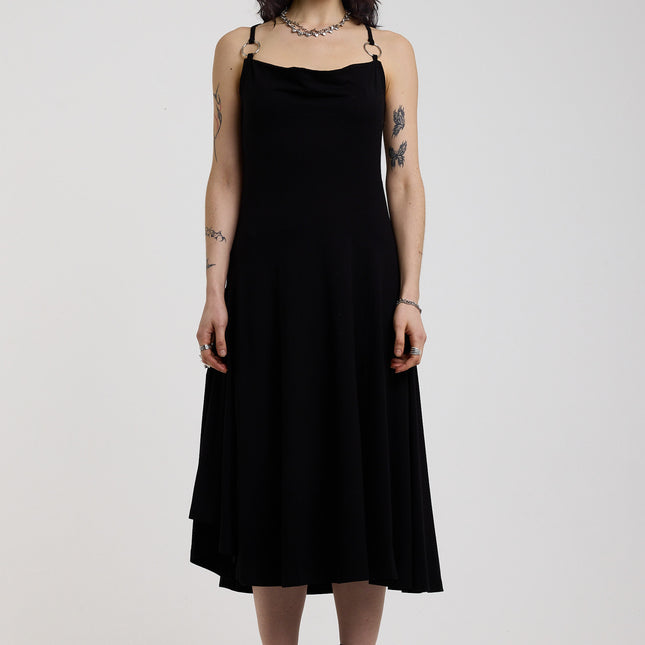 The Ragged Priest Simmer Cowl Neck Midi Dress
