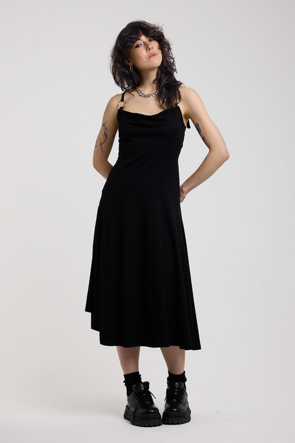 The Ragged Priest Simmer Cowl Neck Midi Dress