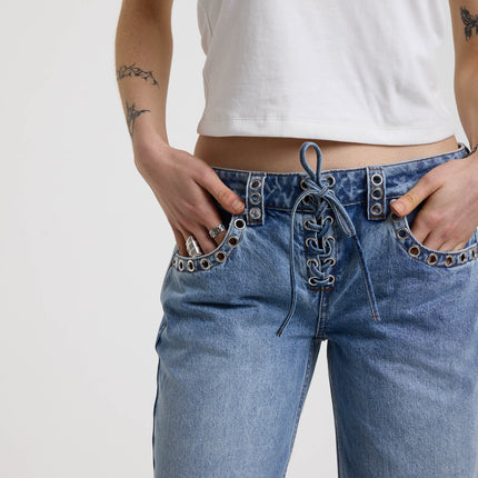 The Ragged Priest Twilight Low Rise Dad Fit Jean