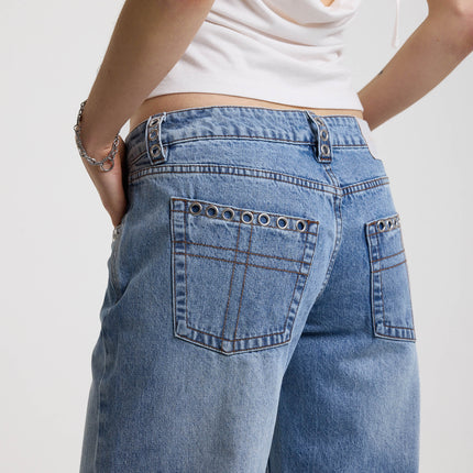 The Ragged Priest Twilight Low Rise Dad Fit Jean