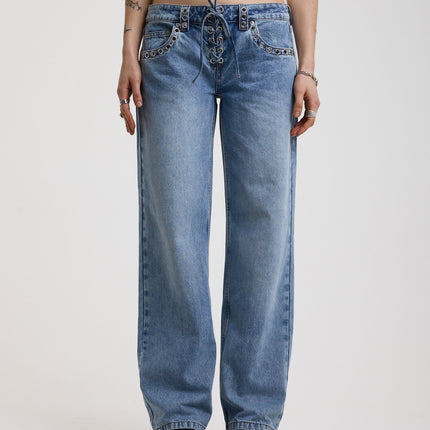 The Ragged Priest Twilight Low Rise Dad Fit Jean