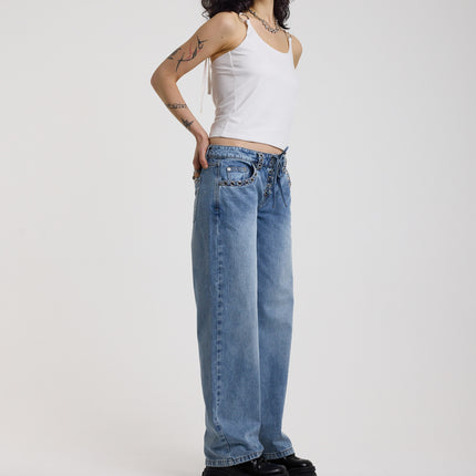 The Ragged Priest Twilight Low Rise Dad Fit Jean
