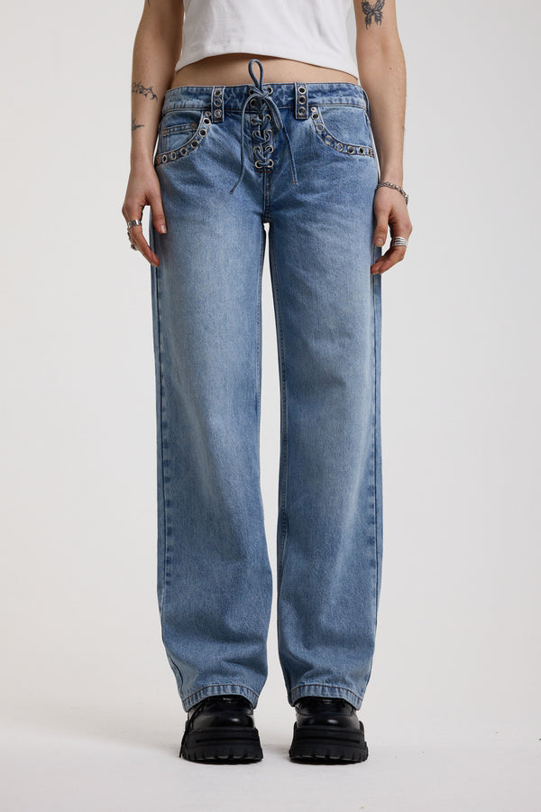 The Ragged Priest Twilight Low Rise Dad Fit Jean