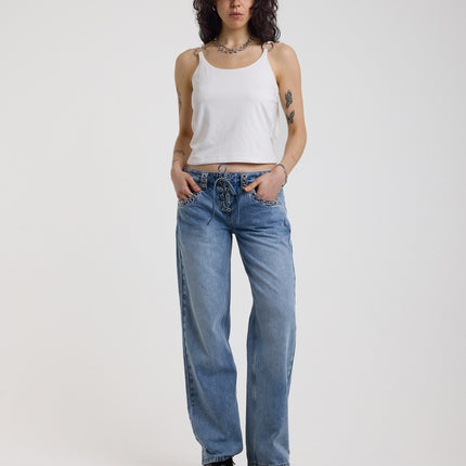 The Ragged Priest Twilight Low Rise Dad Fit Jean