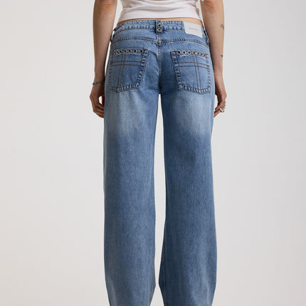 The Ragged Priest Twilight Low Rise Dad Fit Jean