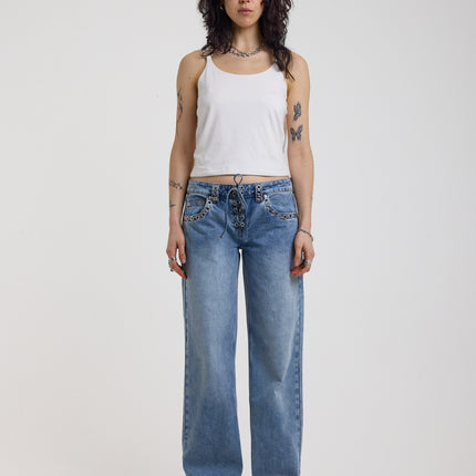The Ragged Priest Twilight Low Rise Dad Fit Jean