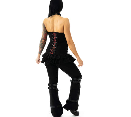 Poizen Industries Rosabel Top | Red / Black