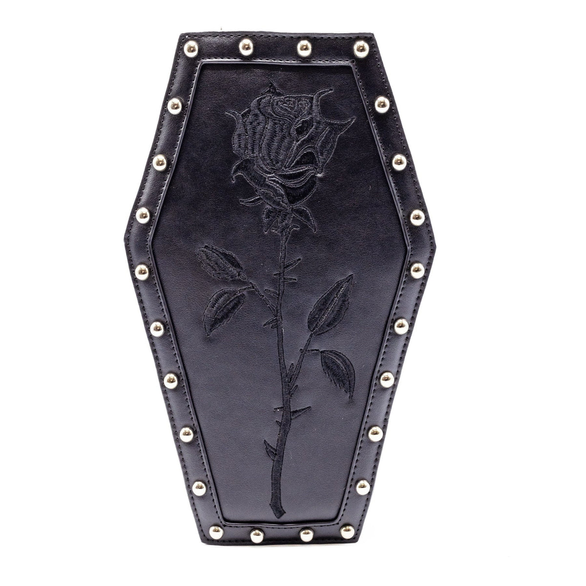 Heartless Rose Coffin Bag | Black