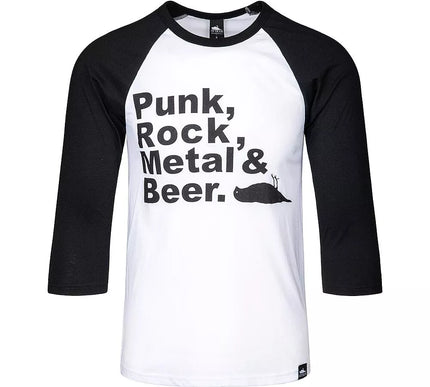 Atticus - PRMB Baseball T-Shirt | White / Black