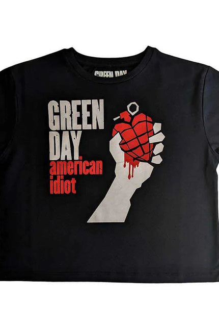 Green Day Crop Top | American Idiot